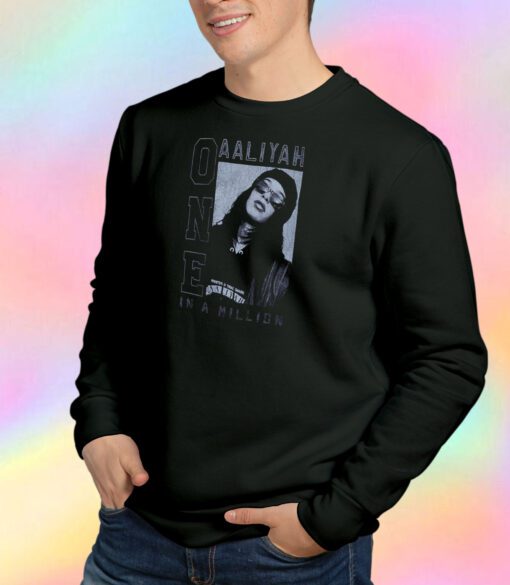 Aaliyah One In A Million Portrait Sweatshirt