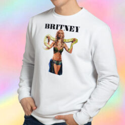 Britney Spears Britney Snake Photo Sweatshirt