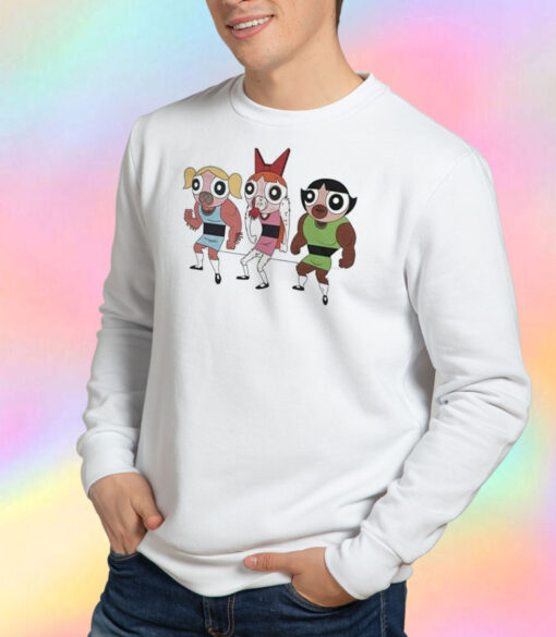 Buff Powerpuff Girls Fake Villain Male 90s Sweatshirt