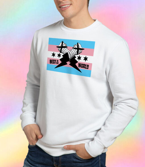 CM Punk Best In The World Pride Parody Sweatshirt