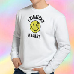 Chinatown Market Mike Tyson Smiley Face Sweatshirt