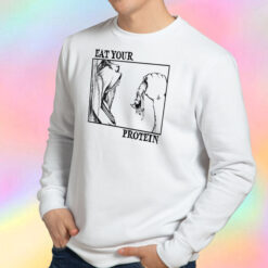 Eat Your Protein Attack On Titan Anime Gym Sweatshirt