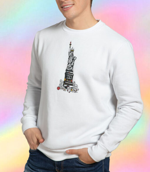 Free Spirit Statue Of Liberty Sweatshirt