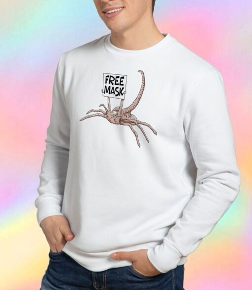 Funny Free Mask Alien Vs Predator Sweatshirt