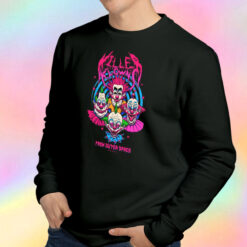 Killer Klowns From Outer Space Heavy Metal Black Sweatshirt