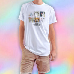 Studio Ghibli My Neighbor Totoro Art Grid T Shirt