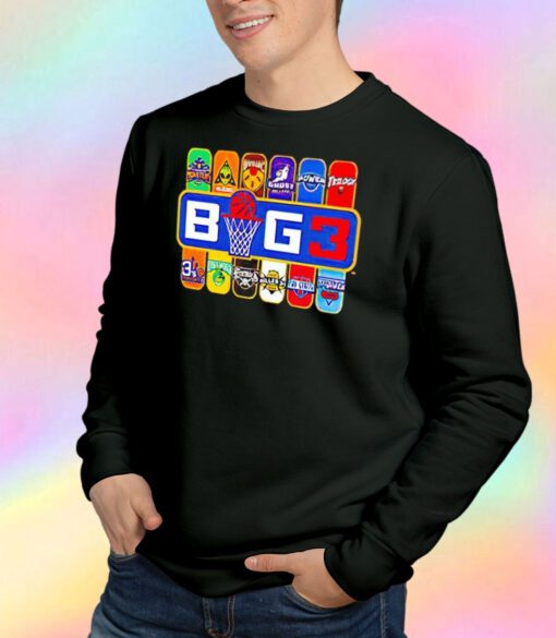 Big3 Logo Ice Cube Bassketball Sweatshirt