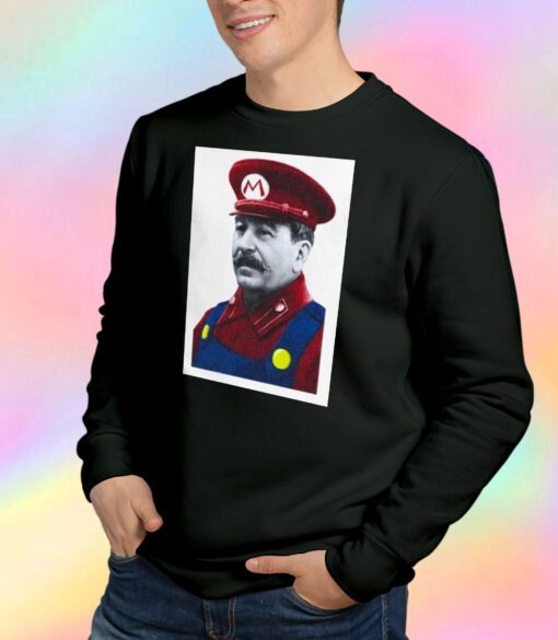 Funny Stalin Mario Cool Vintage Sweatshirt
