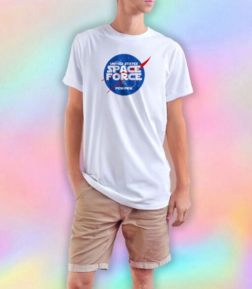 Funny United States Space Force Pew Pew T Shirt