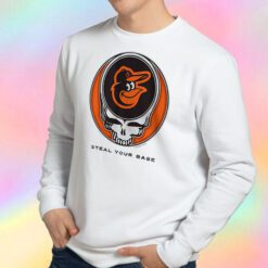 Grateful Dead Baltimore Orioles Steal Your Base Sweatshirt