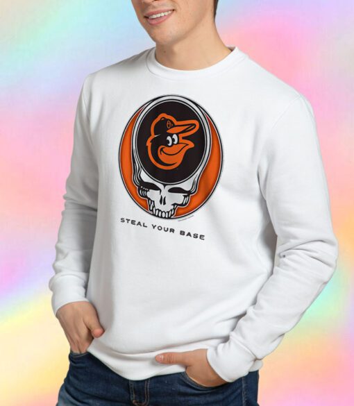 Grateful Dead Baltimore Orioles Steal Your Base Sweatshirt