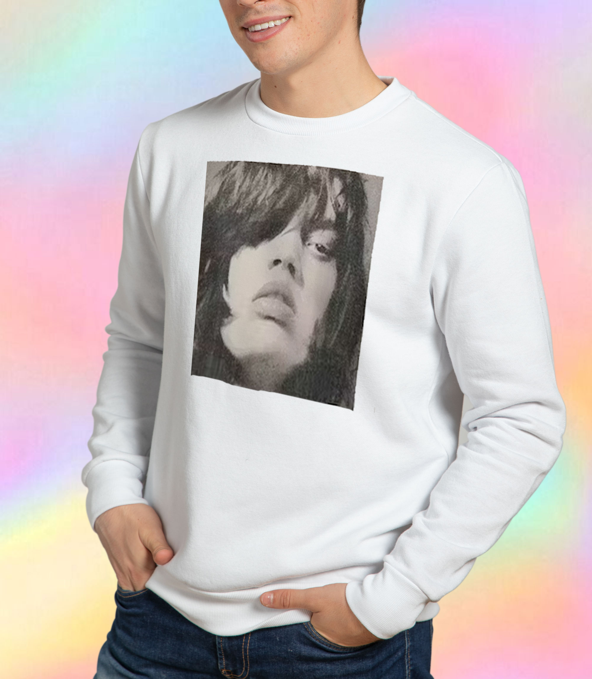 Get Buy Lad Musician Lad Musician Rolling Stones Mick Jagger Sweatshirt