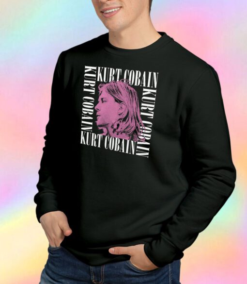 Nirvana Kurt Cobain Head Shot Frame Sweatshirt