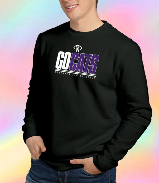 Northwestern Wildcats Go Cats Sweatshirt