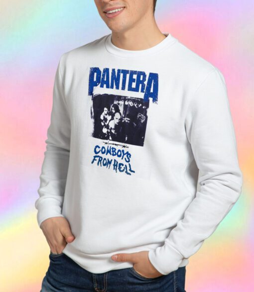 Pantera Cowboys From Hell Group Photo Vintage Sweatshirt