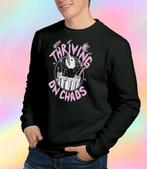 Possum Thriving On Chaos Sweatshirt