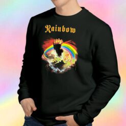 Rainbow Vintage Rock Band Tour Sweatshirt