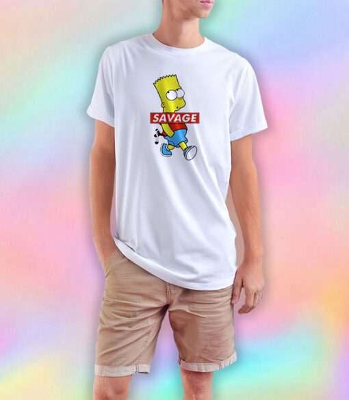 Savage Bart Simpson Funny T Shirt