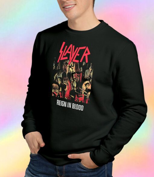 Slayer Reign In Blood Vintage Sweatshirt