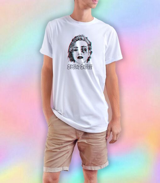 Vintage Crystal Castles Madonna Portrait T Shirt