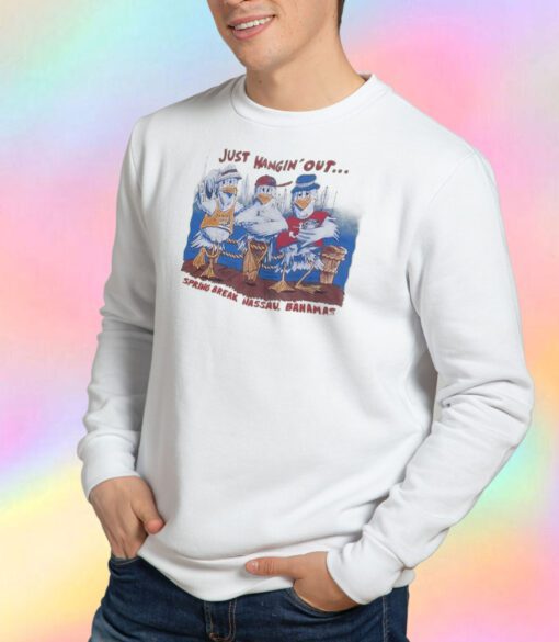 Vintage Hangin Out Spring Break Nassau Sweatshirt