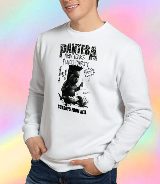 Vintage Pantera New Years Puke Party Sweatshirt