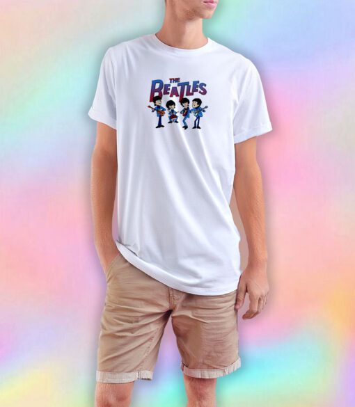 Vintage The BEATLES Saturday Morning Cartoons Show T Shirt