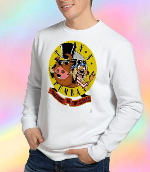 Welcome To The Jungle Timon And Pumba Sweatshirt