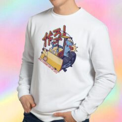 World Domination For Cats Tractor Sweatshirt