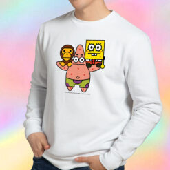 2008 Baby milo Bape X Spongebob Rare Sweatshirt.jpeg