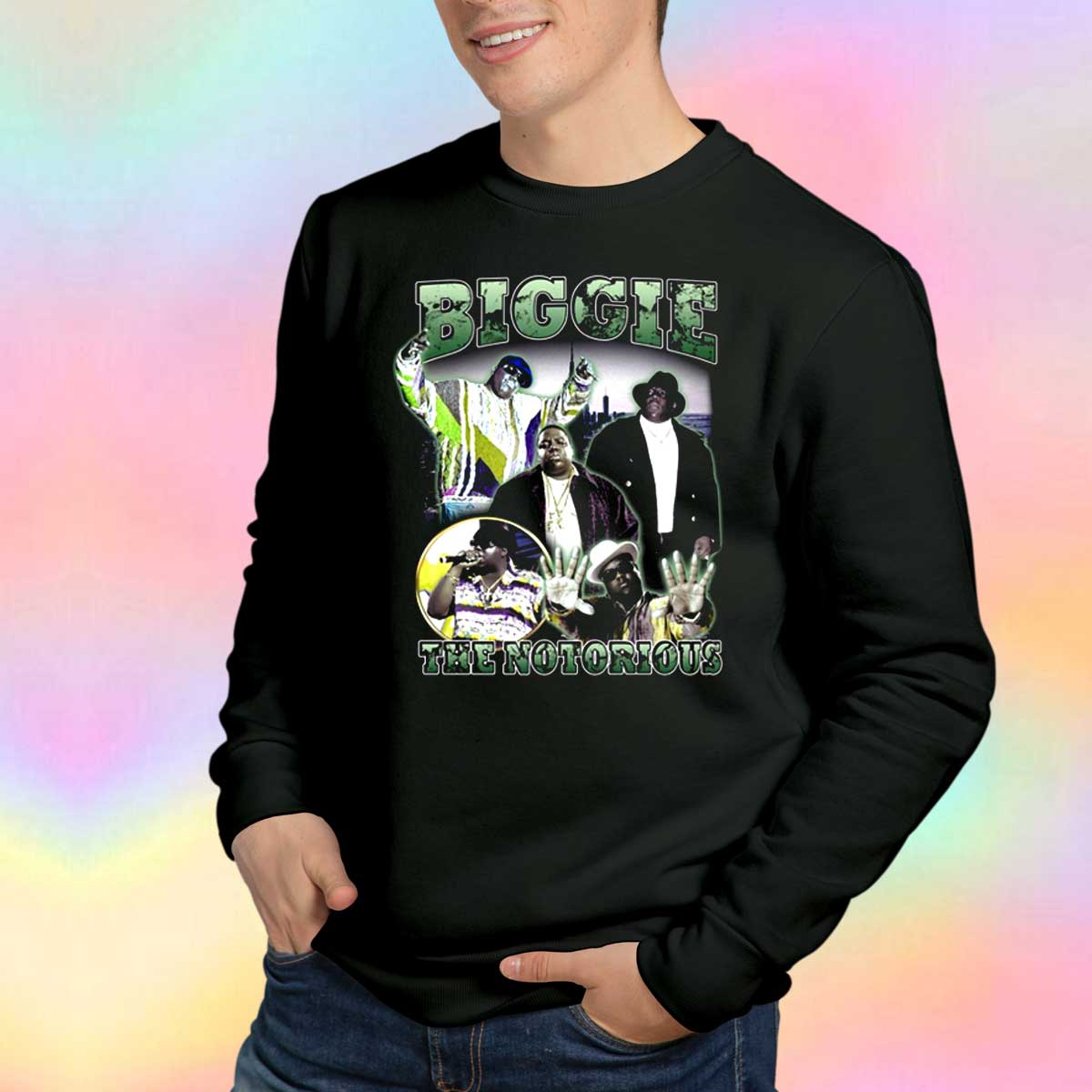 BIGGIE SMALLS Vintage Rap Style tee Sweatshirt.jpg