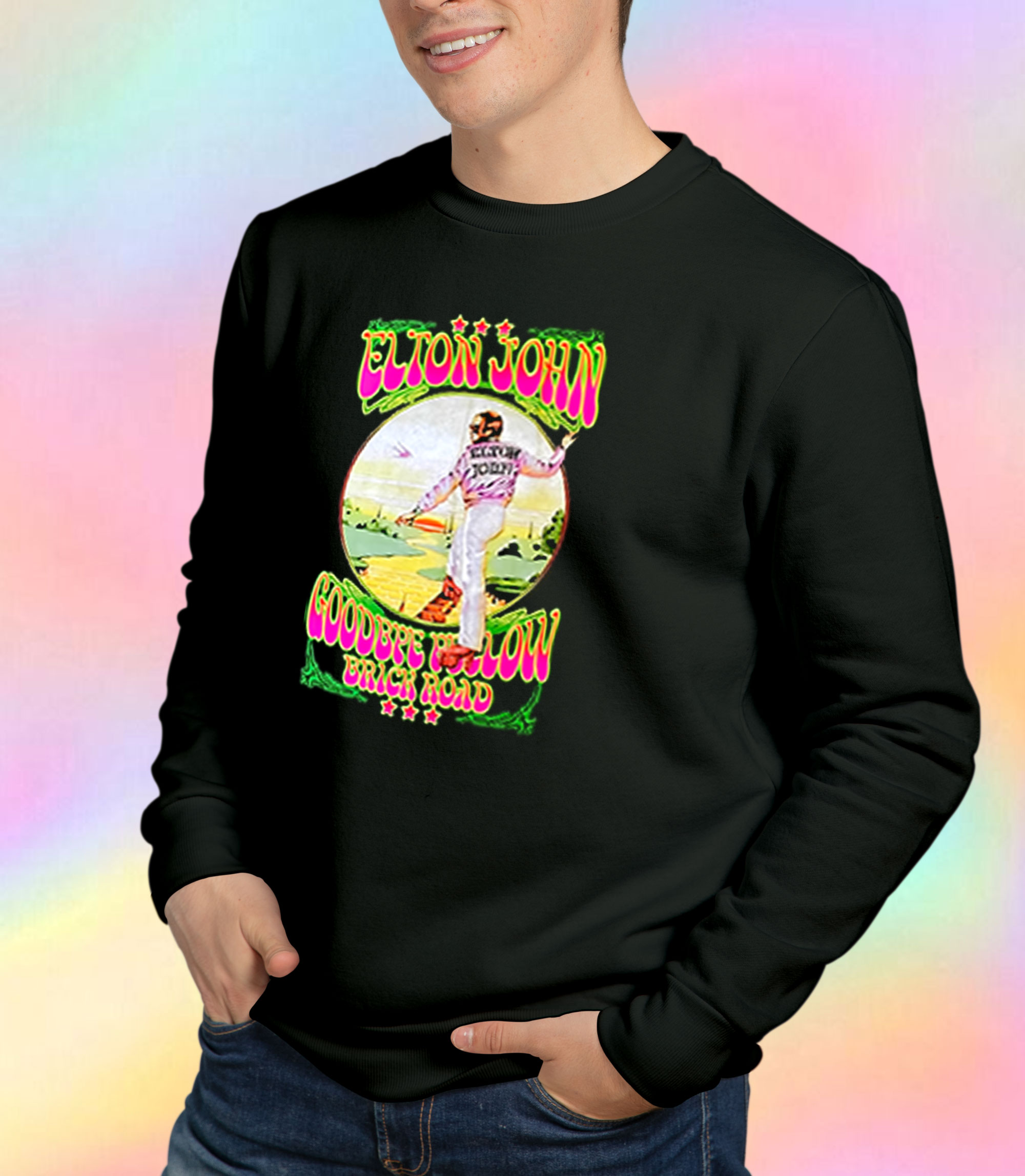 Elton John Goodbye Yellow Brick Road Sweatshirt.jpeg