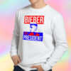 Justin Bieber For President Sweatshirt.jpeg