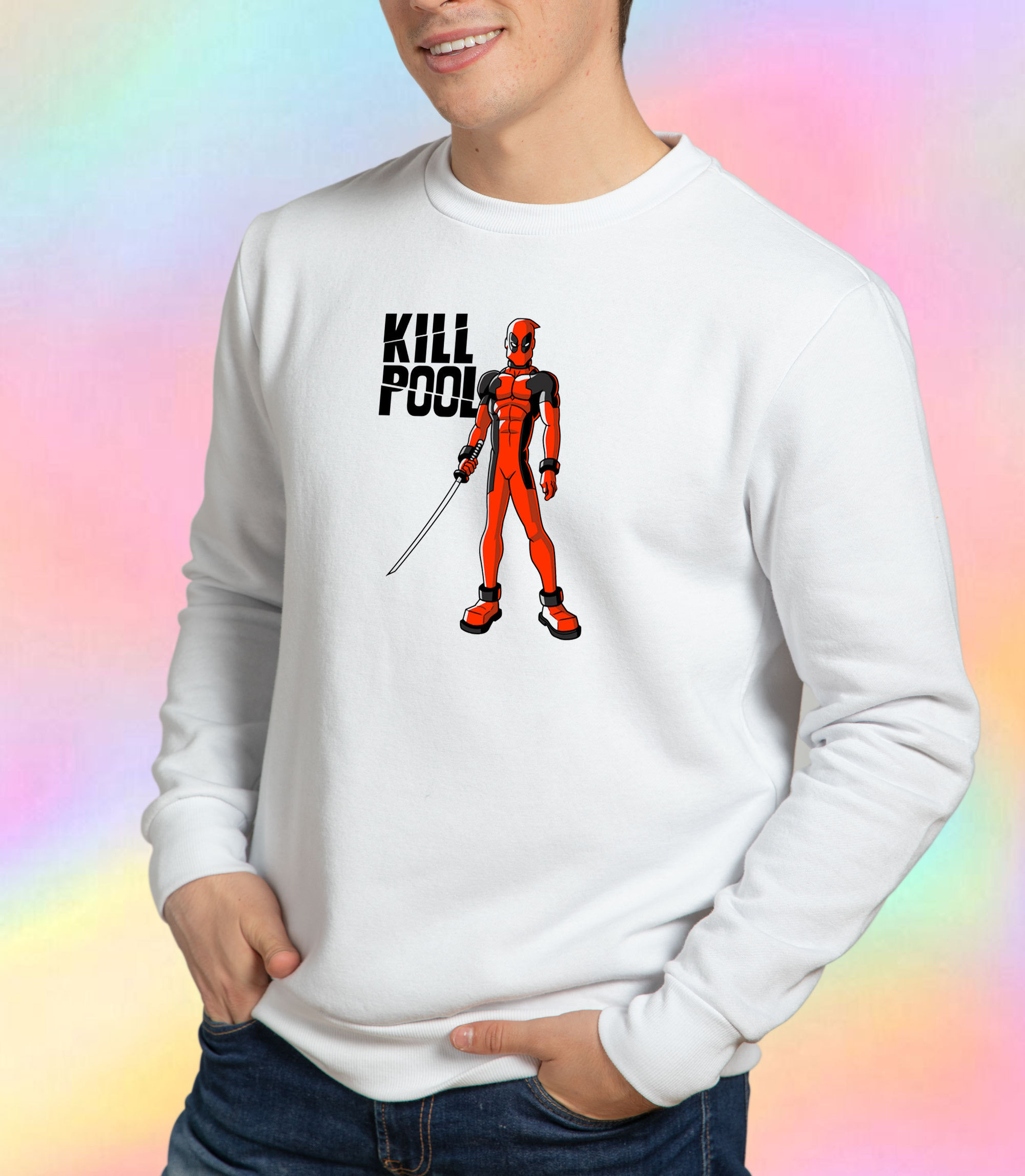 KillPool White Sweatshirt.jpeg