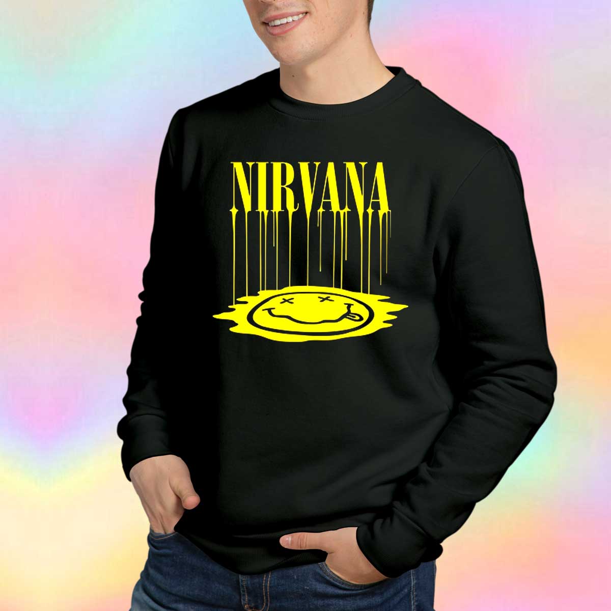 NIRVANA parody tee Sweatshirt.jpg