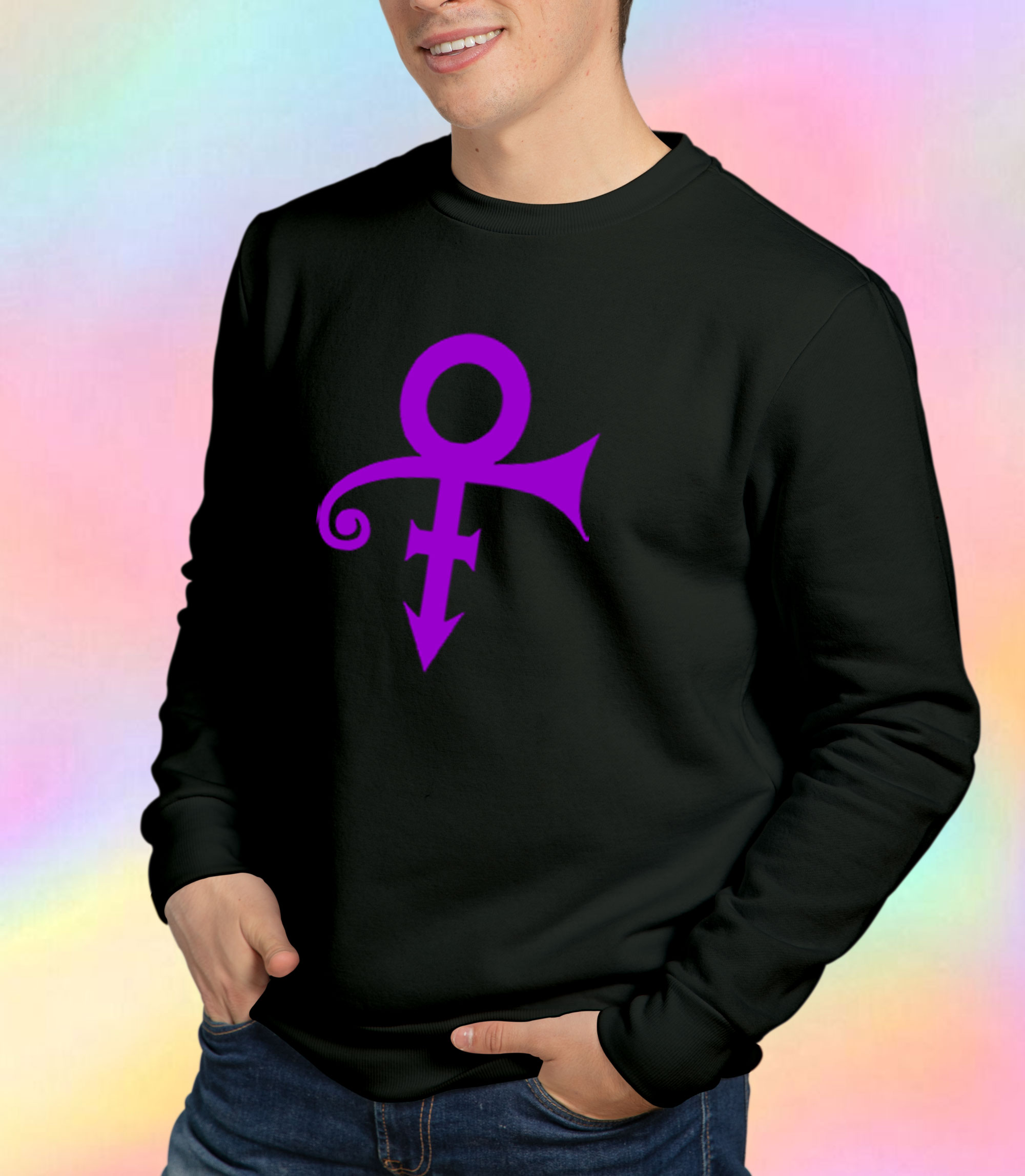 Prince Symbol Mineral Wash Sweatshirt.jpeg
