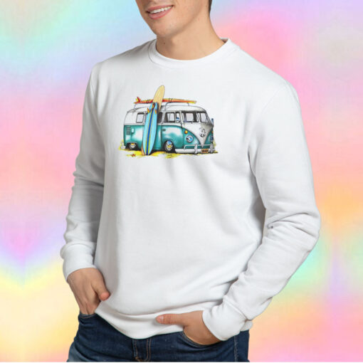 Surfer Bus Surfing Board Long Sleeve UPF 30 tee Sweatshirt.jpg
