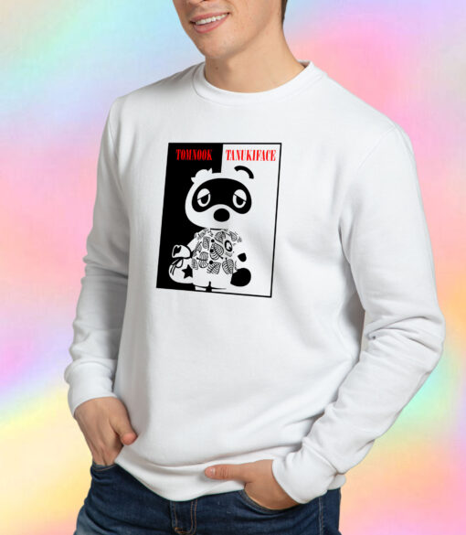 Tanukiface v2 Sweatshirt.jpeg
